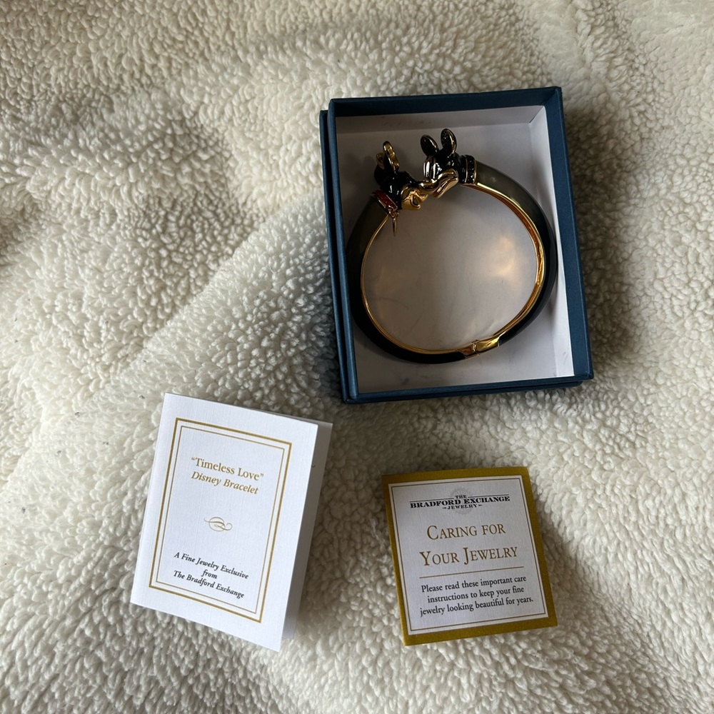 Bradford Exchange Mickey and Minnie Bracelet